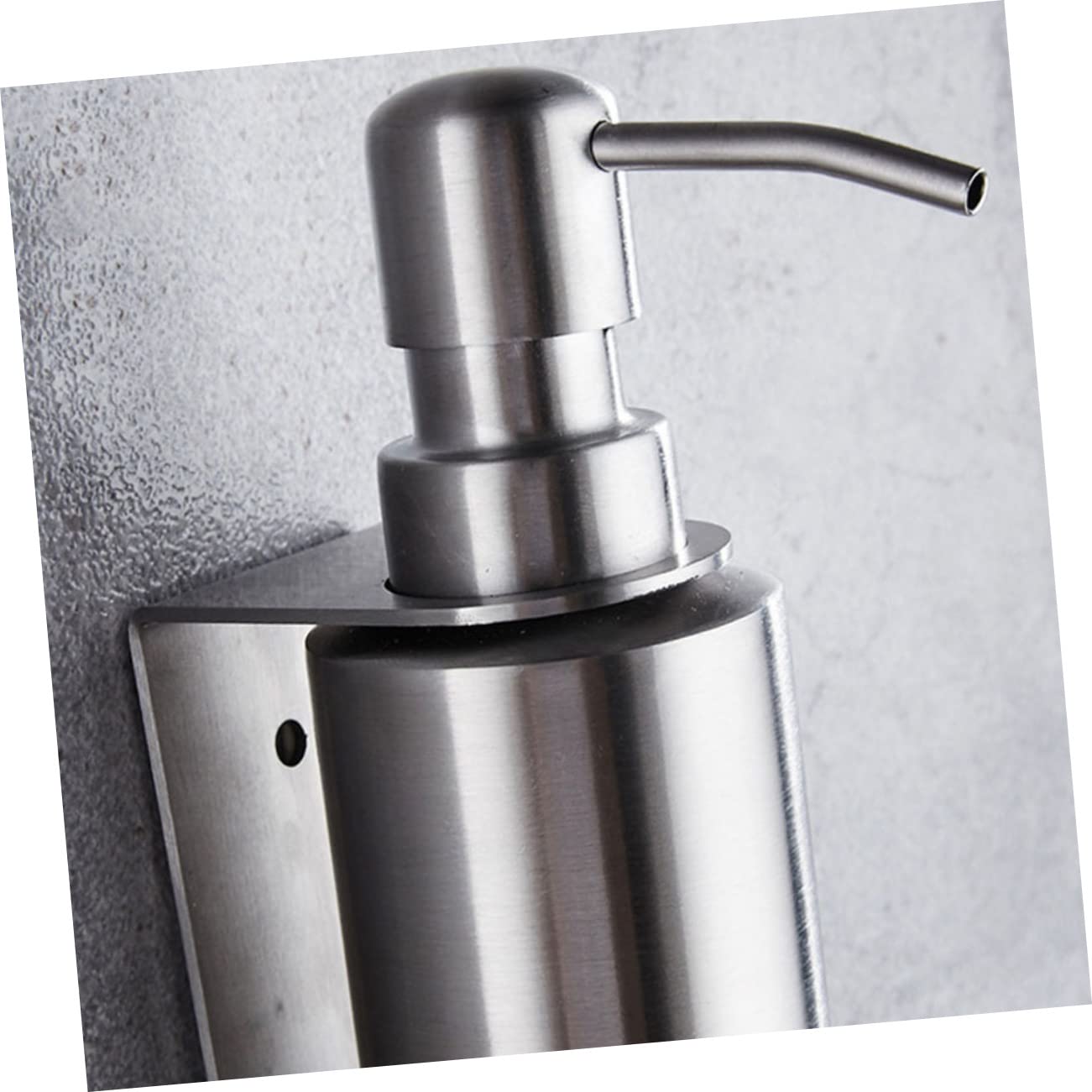 Ciieeo Dispensador de Jabón de Pared de Acero Inoxidable, Soporte Colgante para Baño, Fácil de Instalar, Almacenamiento para Champú y Gel de Ducha