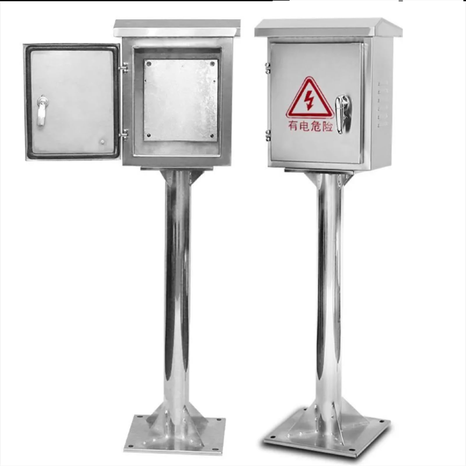 Caja eléctrica exterior de 80cm para instalaciones de pie en proyectos al aire libre