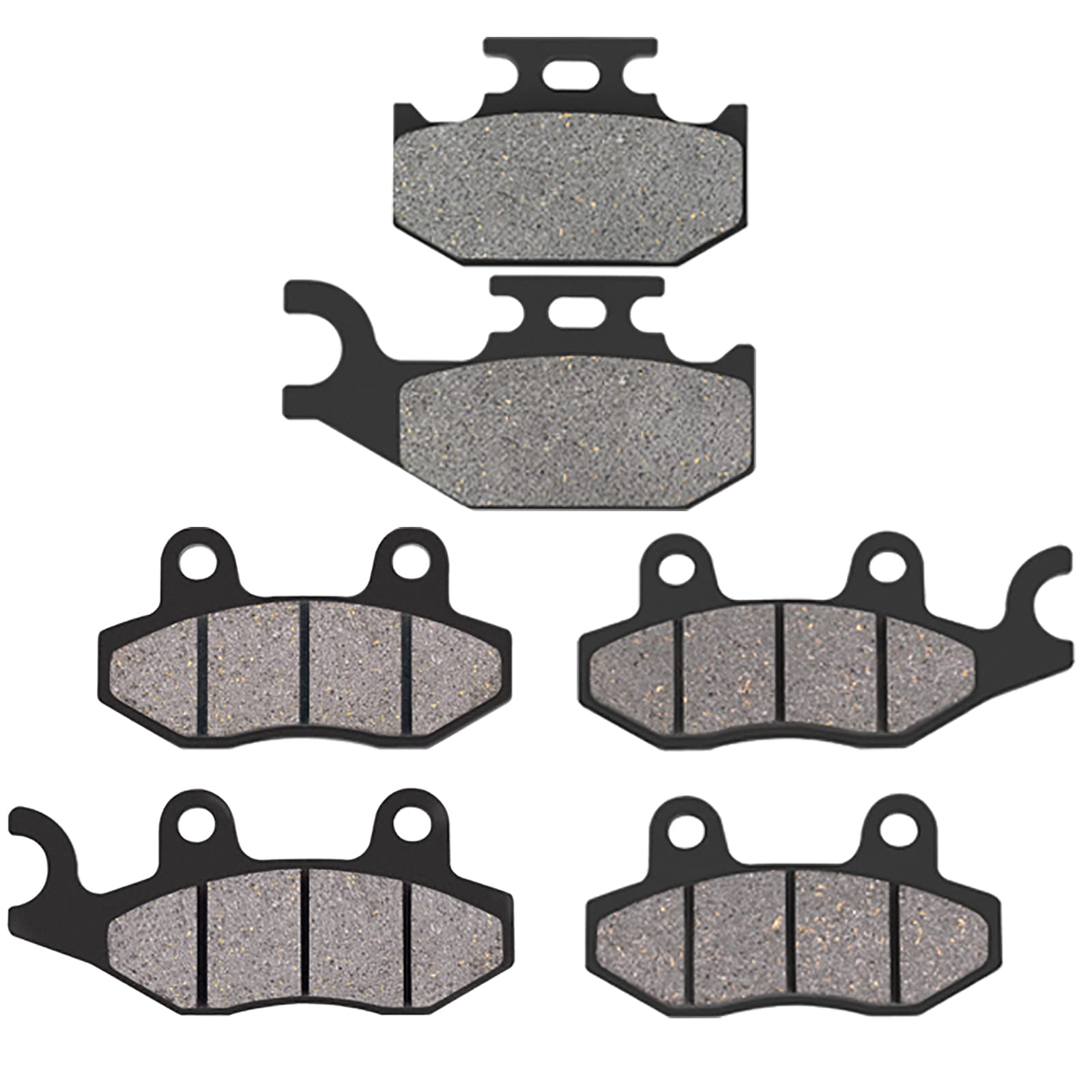 Photo 1 of AHL Front and Rear Brake Pads Compatible with YAMAHA RHINO YXR 450 All models 2004-2009/Rhino 660, Rhino 450 & 2006-2012 Raptor 700