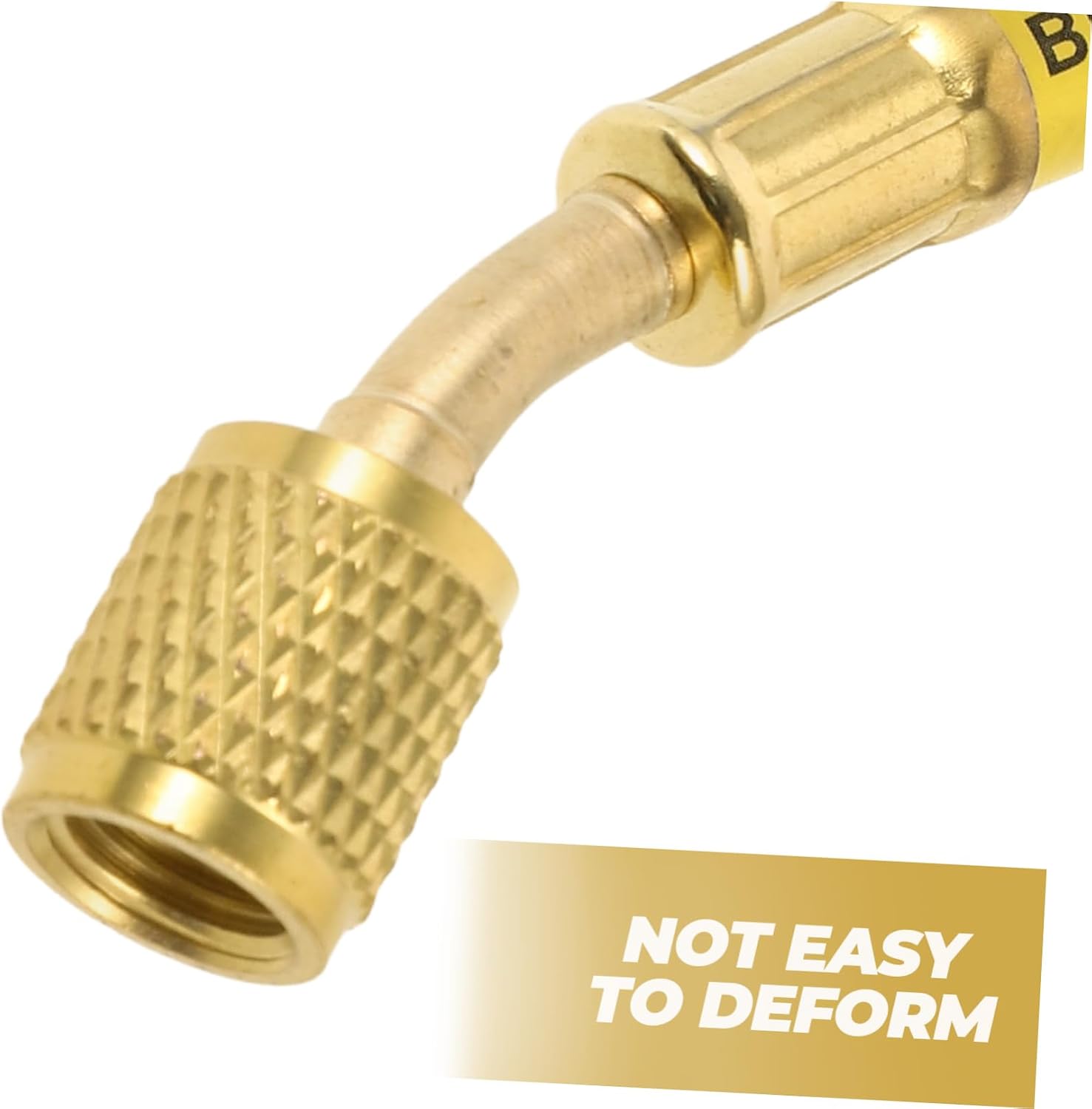 Charging Hose with Ball Valve Switch Precision Recharge Hose for Automotive Maintenance Compatible with Car Systems Efficient Operation Durable Design