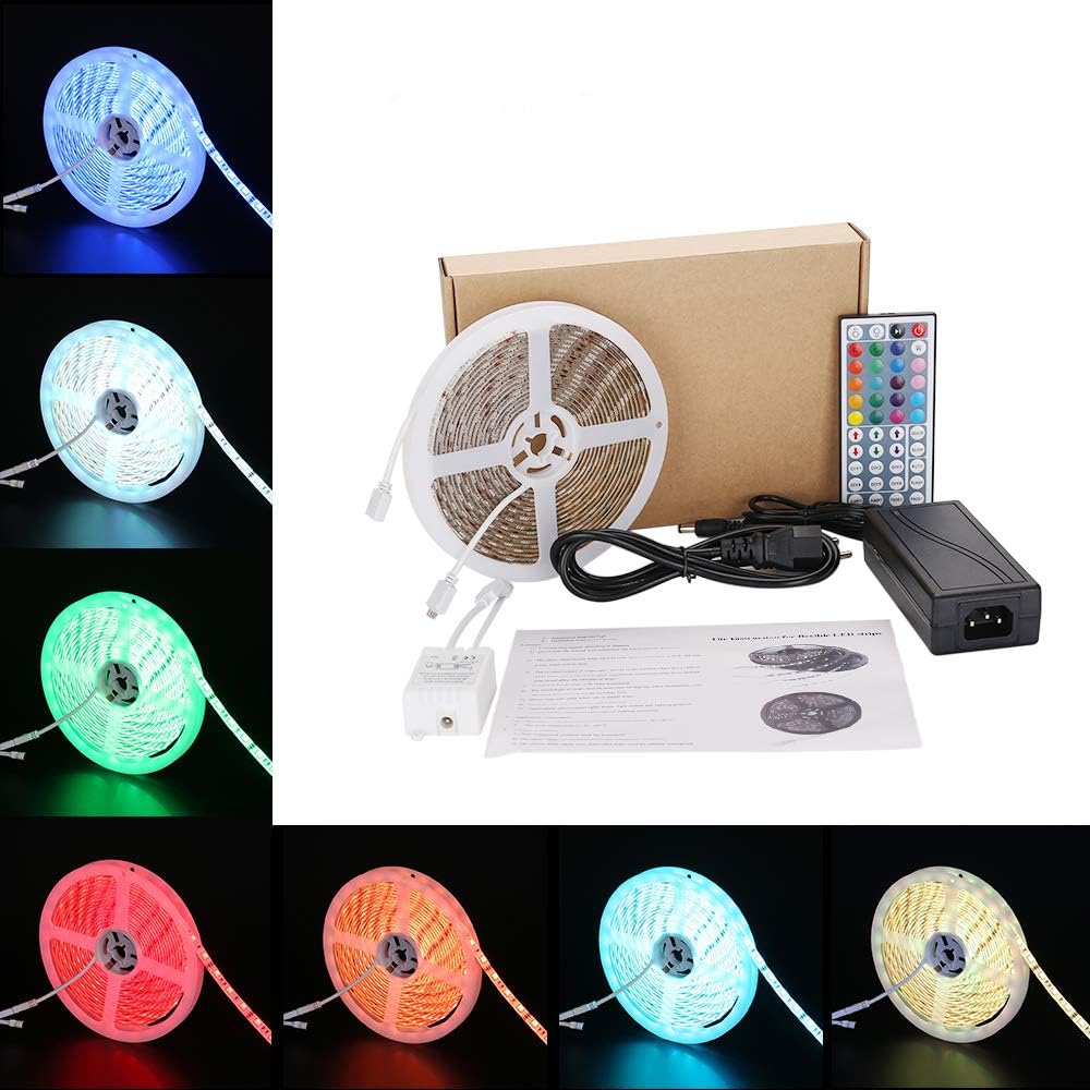 szzccc,Led Strip Light,5050 RGB Changing Color Strip Kit, Waterproof