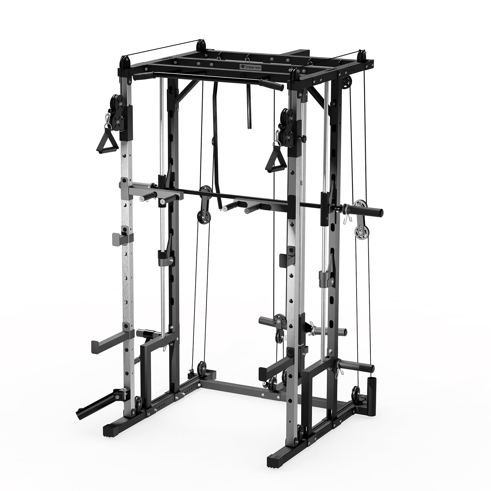 Smith Machine S5000 - Jaula de Musculación Multiestación - Entrenamiento Completo de Alta Resistencia - Entrena en Casa o el Gimnasio - 168 x 135 x 230 Cm
