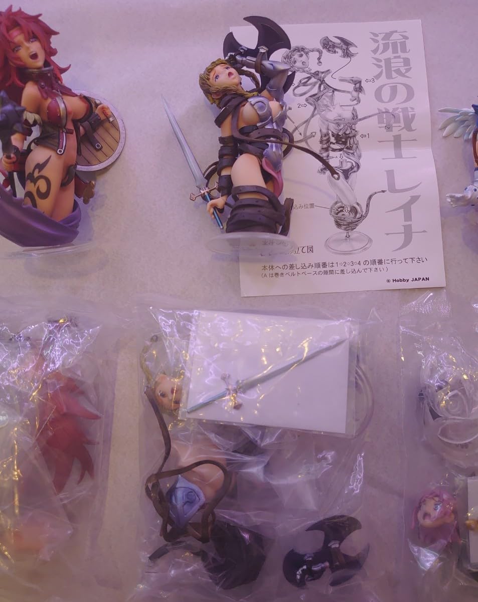 クイーンズブレイド　超像　フィギュア　3個セットリスティ　シークレット１つ 超像 クイーンズブレイド コレクションフィギュア Vol.3 8個
