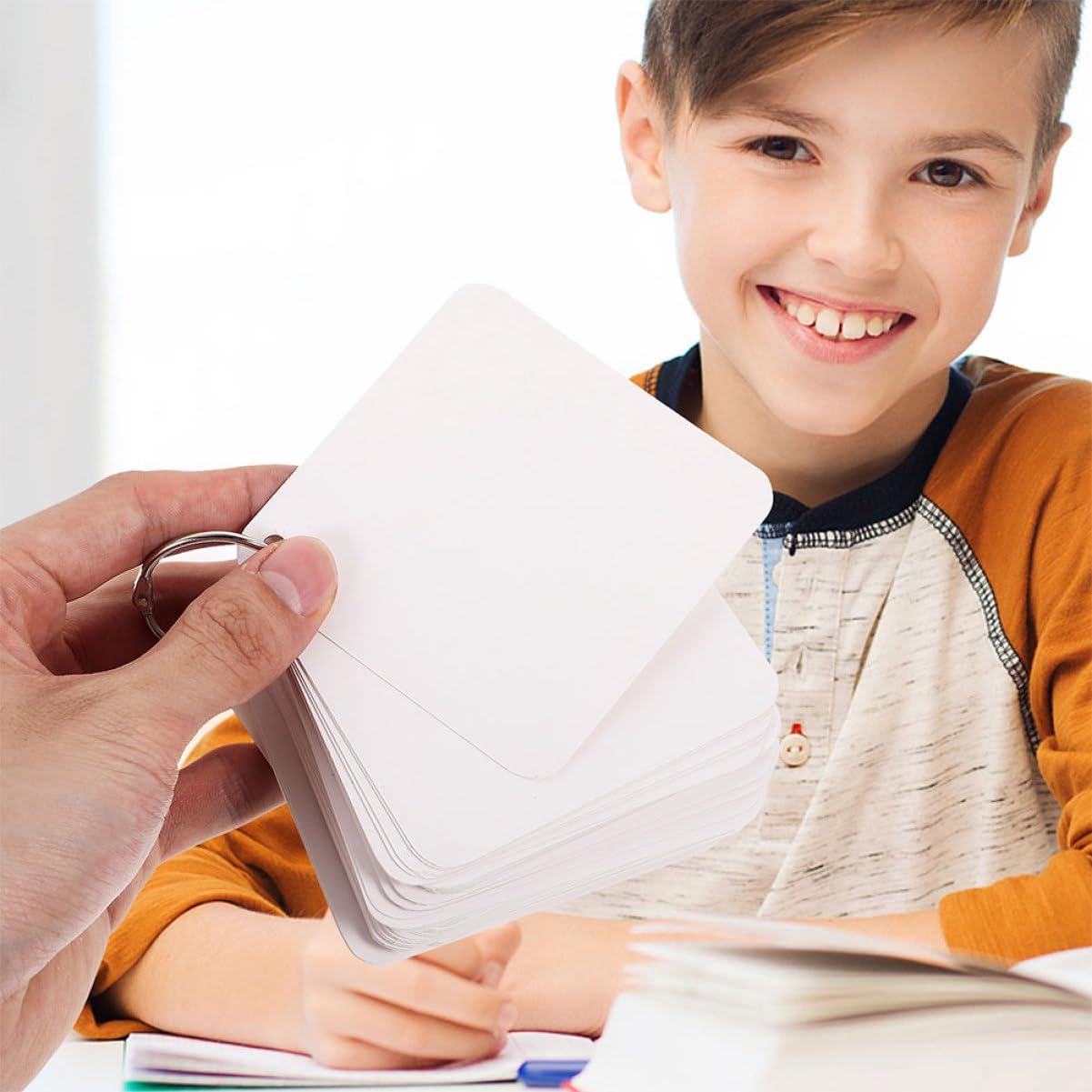 300blätter Leere Karteikarten Blank Cards zum Notieren und Lernen Kleine Papierkarten für Schule Büro und Diy-projekte Leicht und Transportabel