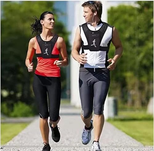 Genérico Colete Esportivo Refletivo Para Corrida Com Suporte Telefone Com Bolsos Prata