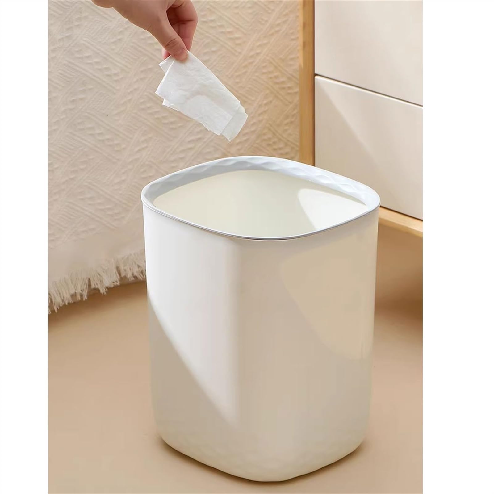 Kosz na śmieci gospodarstwo domowe duża pojemność łazienka kosz na śmieci biuro salon kosz na śmieci kuchnia kuchnia kosz na śmieci Papeleras Para Cocina(żółty, M)