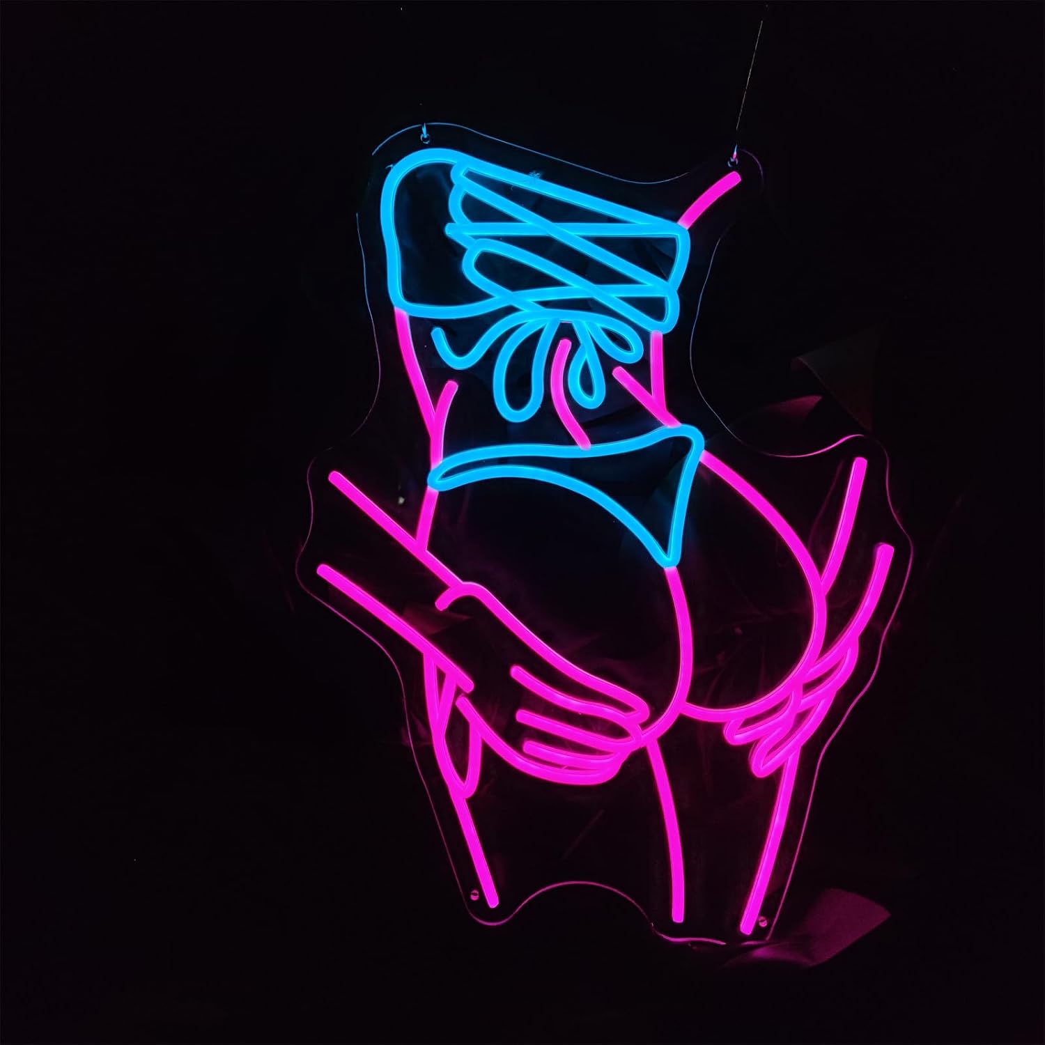 Neon Sign Lady Back Neon Sign for Wall Decor,Led Signs,Sexy Lady Decoration Neon Lights for Party Family Wall Decor Cute Woman Neon Signs Gift Engagement Birthday Wedding Party Size:60*43.5cm
