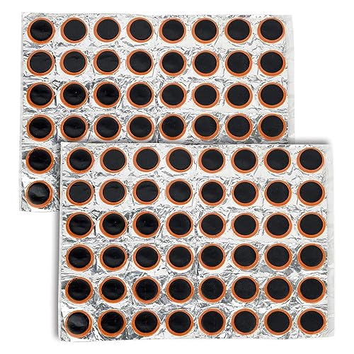 Bike Bicycle Tire Patches, Not Self Adhesive Rubber Patch Outdoor Cycling Bicycle Tire Tool for All Inflatable Inner Tubes in Road Emergency