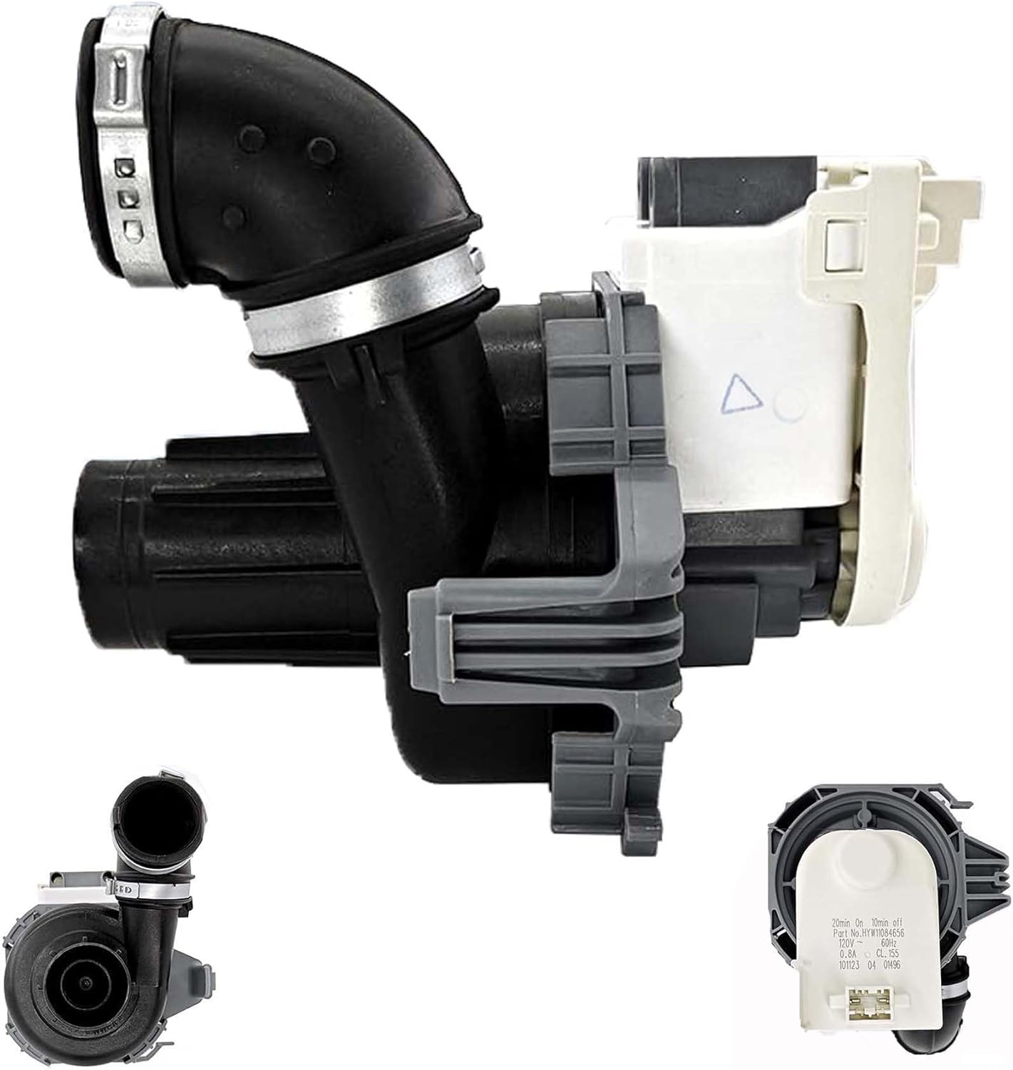 W11084656 Dishwasher Circulation Pump & Motor Assembly Compatible with Kenmore, Whirlpool, KitchenAid, Amana, Replacement Part: 4534097, PS12070585, W10805387, W10854710, AP6050340