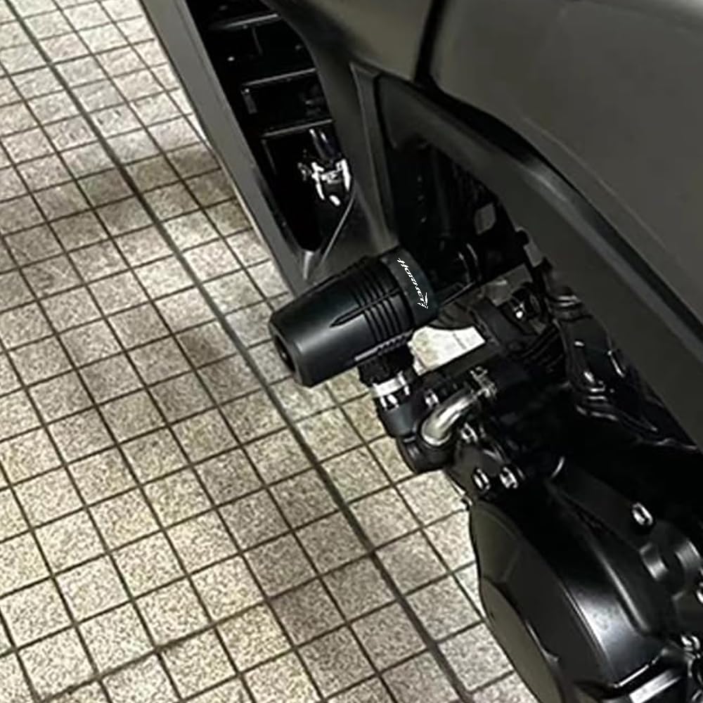 passen für CB 750 CB750 Hornet 2024 CB 1000 CB1000 Hornet SP 2025 CNC Motorrad Rahmen Schieber Crash Protector Pad Fallschutz Hornet 750 1000 sp (Schwarz)