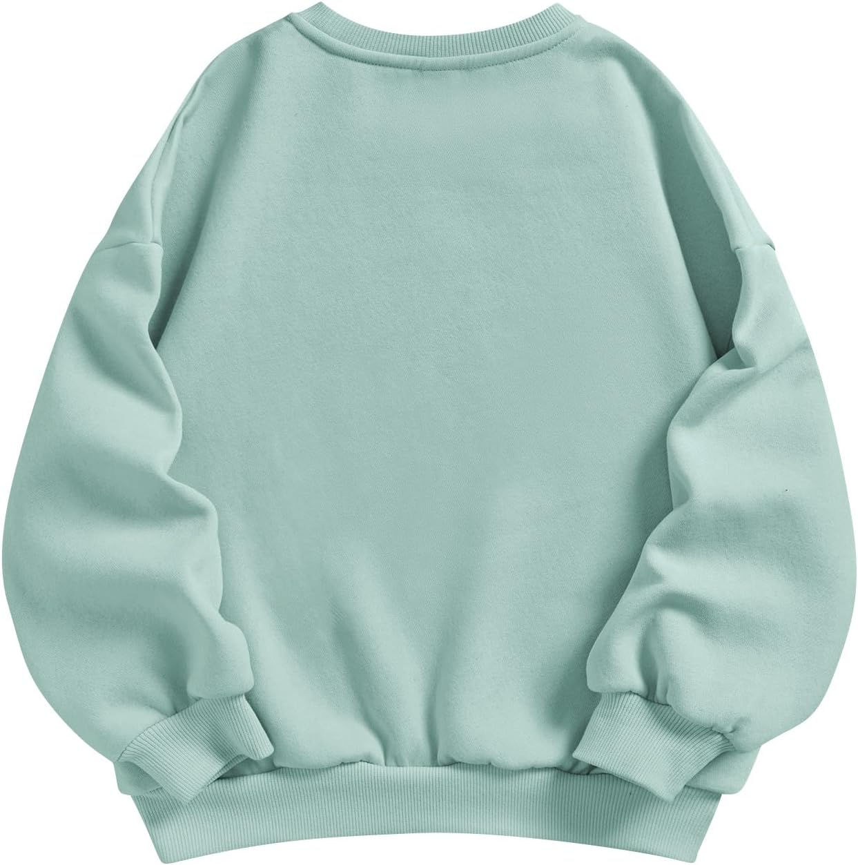 SOLY HUX Girl's Graphic Letter Print Sweatshirt Crewneck Long Sleeve Cute Drop Shoulder Pullover Tops - Image 2