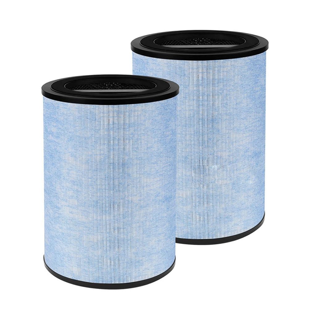 Ycddjjpcv 2Pcs Filter H13 True Hepa Carbon Combined Filter F300，Compatible For Instant Ap300 Air Purifier, 4-Level Filtration，High Efficiency，Low Noise，Long Lasting(2Pcs Filter)