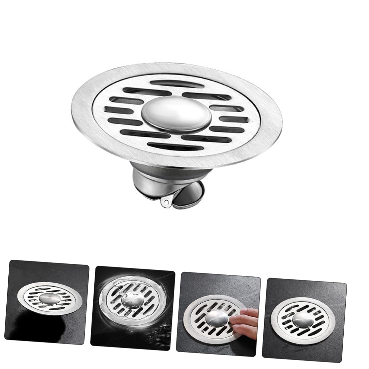 jojofuny 5pezzi Drainer Inossidabile Per Doccia Rifiuti Design Anti-otturamento Per Facile e Installare