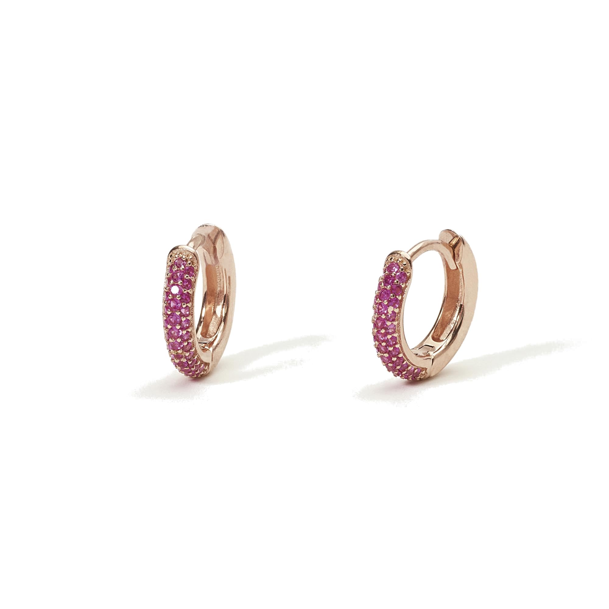 MABINA GIOIELLI - Orecchini in argento con rubini sintetici - 563519