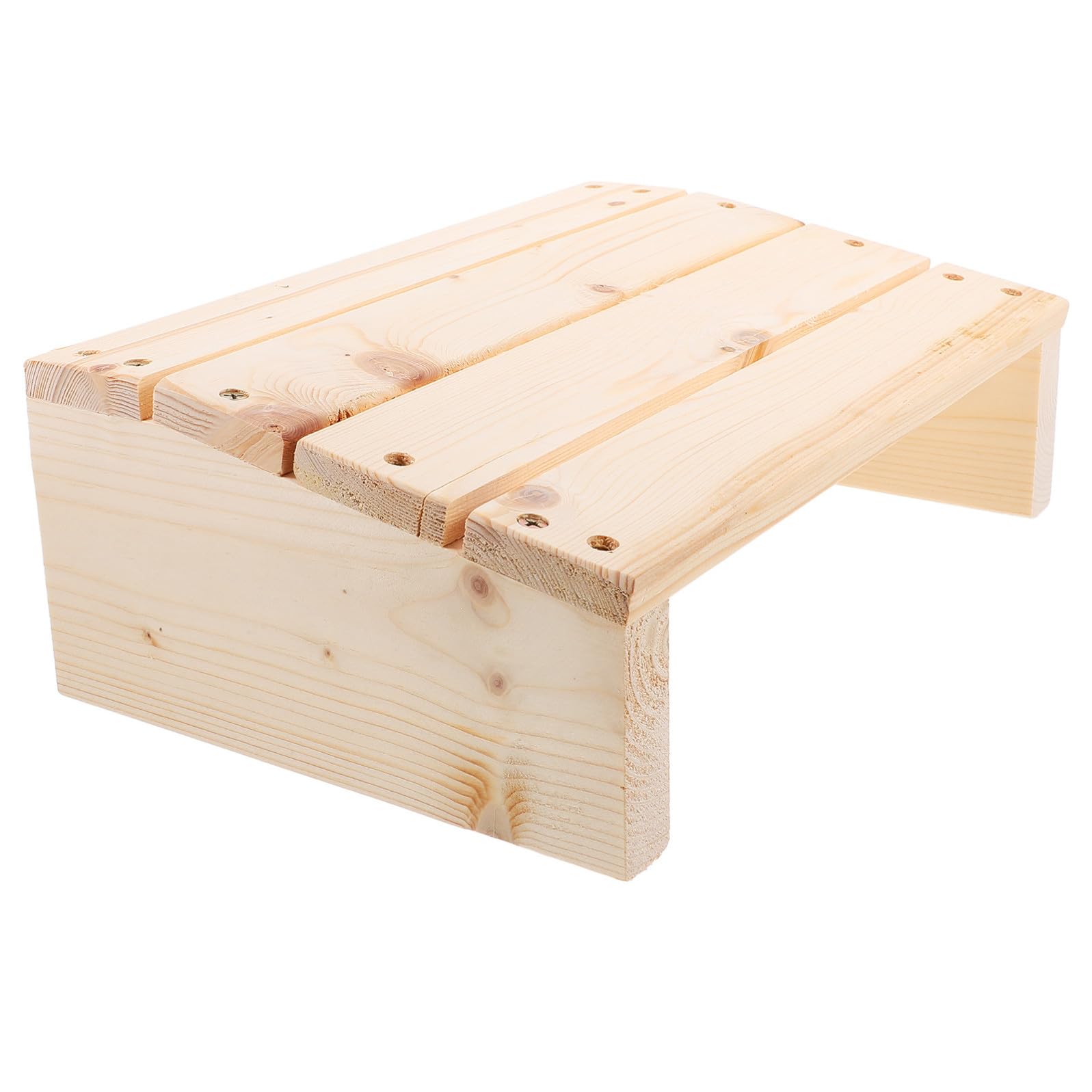 GALPADA Poggiapiedi e Design Confortevole in Legno Ergonomico Inclinato Superficie Antiscivolo per Ufficio e Casa Scrivania