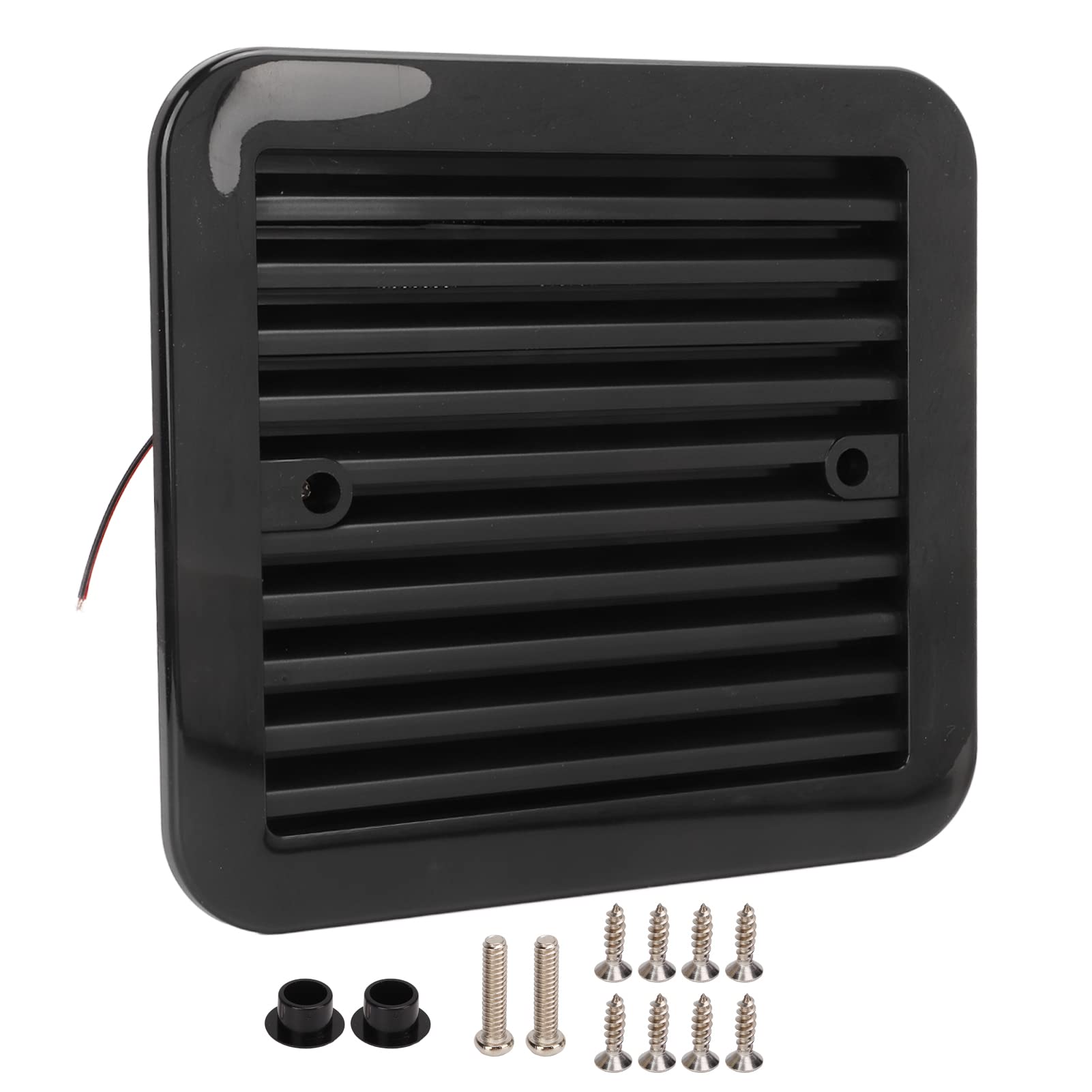 Ventilador de Ventilación Lateral, Extractor de Aire, Ventilador de Escape 12V 3W para RV, Caravana, Autobuses, Remolque Barco Marina Yate