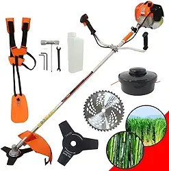 Roçadeira Profissional Lateral Vulcan Vr620h 2t 62cc 3hp Alta Durabilidade Com Jogo de Chaves e Guidão Bi-partido + Lâmina Circular De Videa 40 Pontas