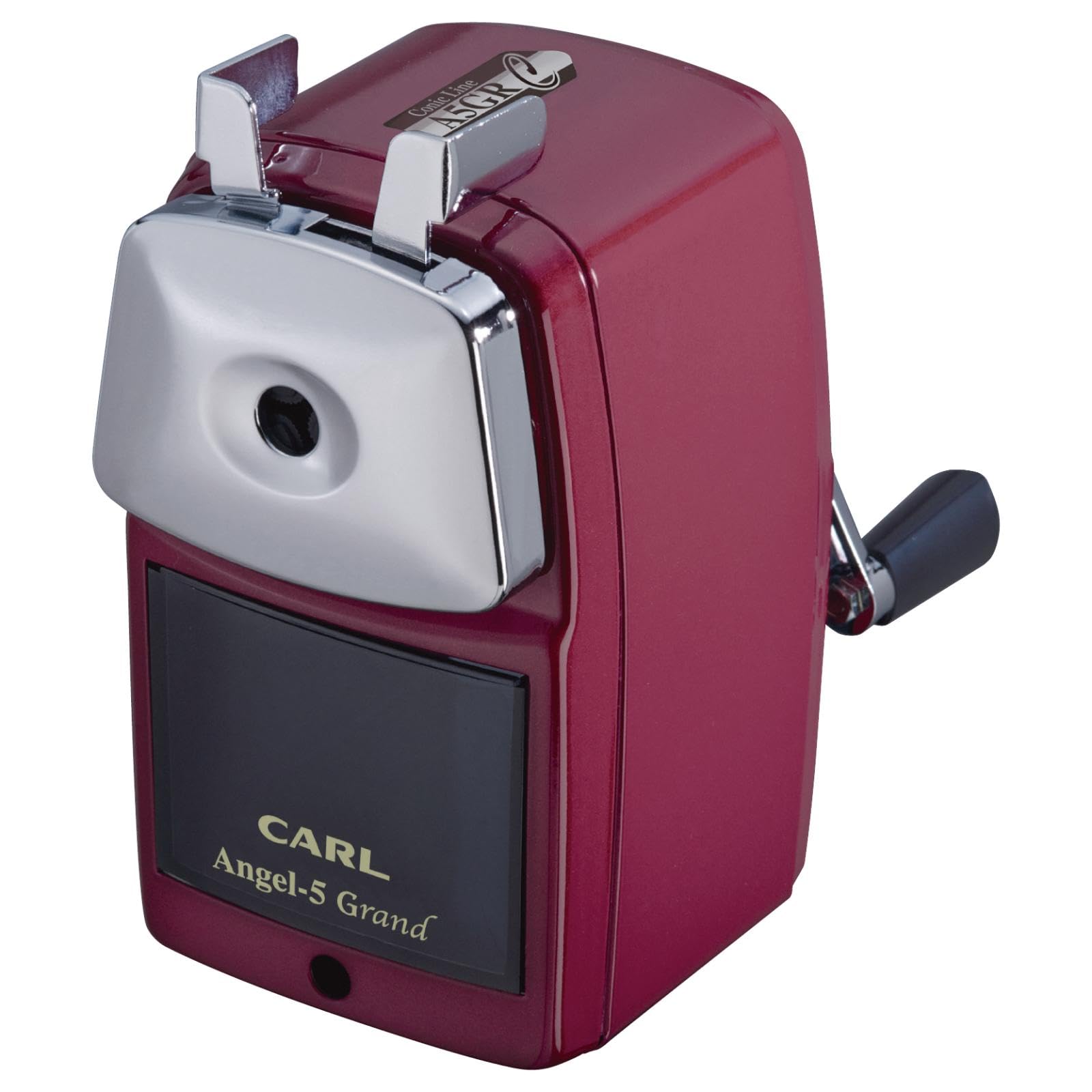 家庭学習　未使用　カール事務器 エンジェル5ロイヤル 鉛筆削り レッド2個セット Amazon.co.jp: カール事務器 エンゼル5グラン コニック レッド 卓上