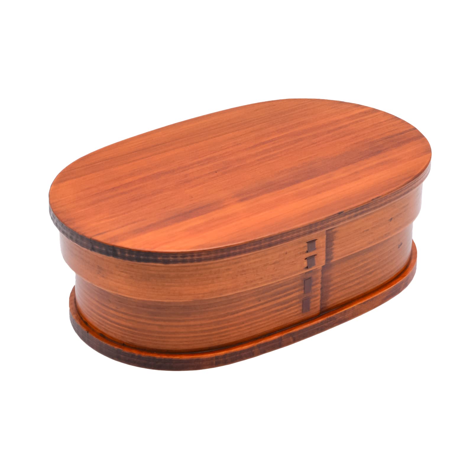 Amazon | 曲げわっぱ 弁当箱 木製 漆塗り 19×12cm ランチボックス 一段