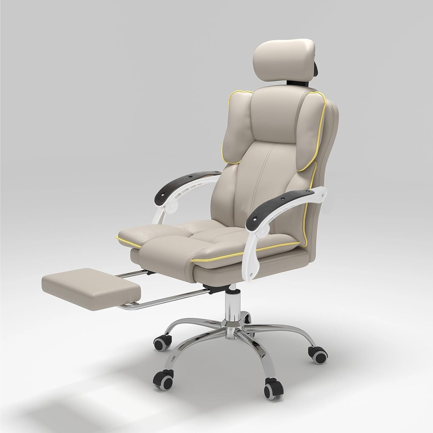 Zerodeko 2Pcs Ergonomic Office Chair Armrests Replacement Parts Sturdy Daily Use Arm Rests for Desk Chairs Comfortable Support Household Accessory