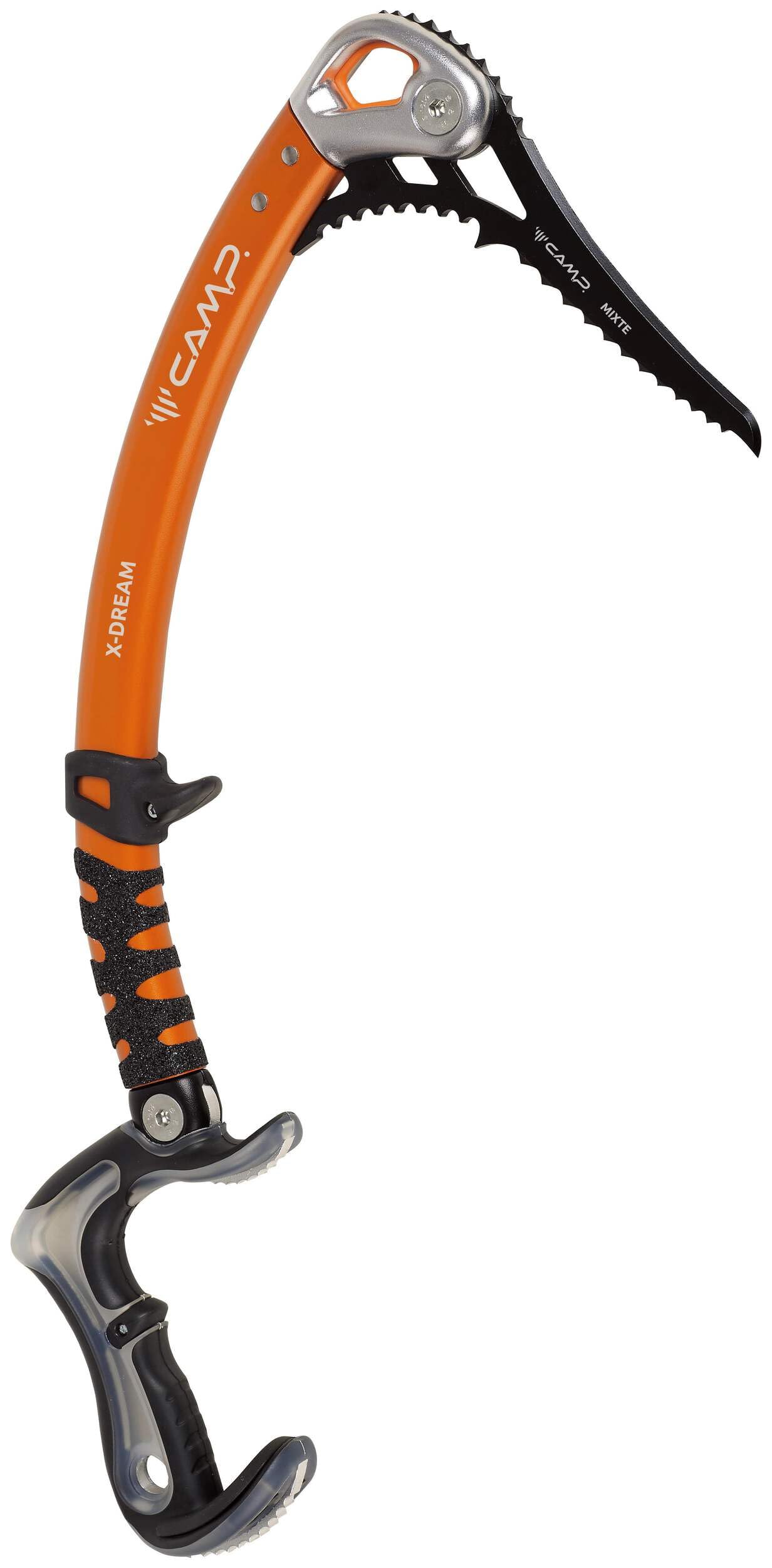 Camp Ascia per Ghiaccio X-Dream/X-All Mountain Ice, Testa Nera, Manico di Legno, Arrampicata su Ghiaccio