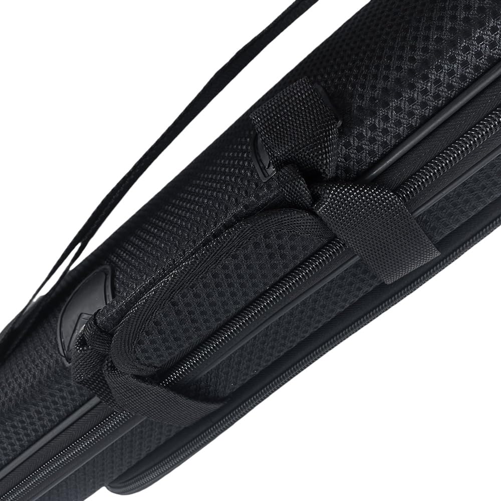 Borsa per clarinetto in Sib in nylon nero con custodia per accessori, leggera e resistente, con manico e tracolla, custodia protettiva per musicisti