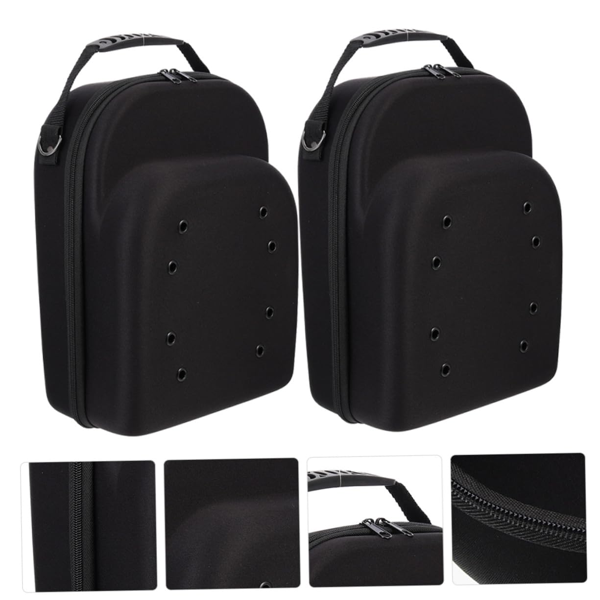 iplusmile Organizer Resistente in Eva 2 Pezzi Baseball da Cappelli Custodia e Comodo Nero, Pratico Versatile da Viaggio Occasioni Speciali e Vacanze