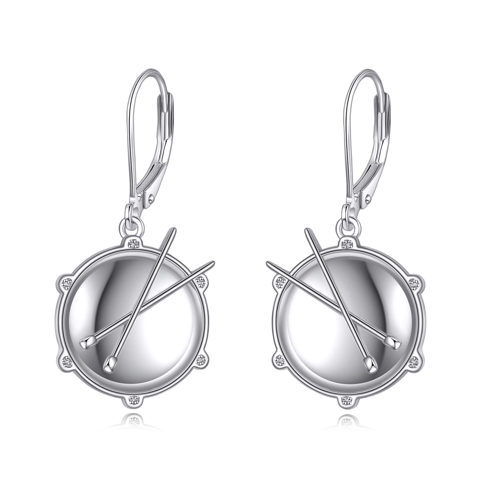 Sport und Musik Ohrringe Sterling Silber Sport Liebhaber Musik Liebhaber Schmuck Geschenke für Damen Mädchen Herren Jungen