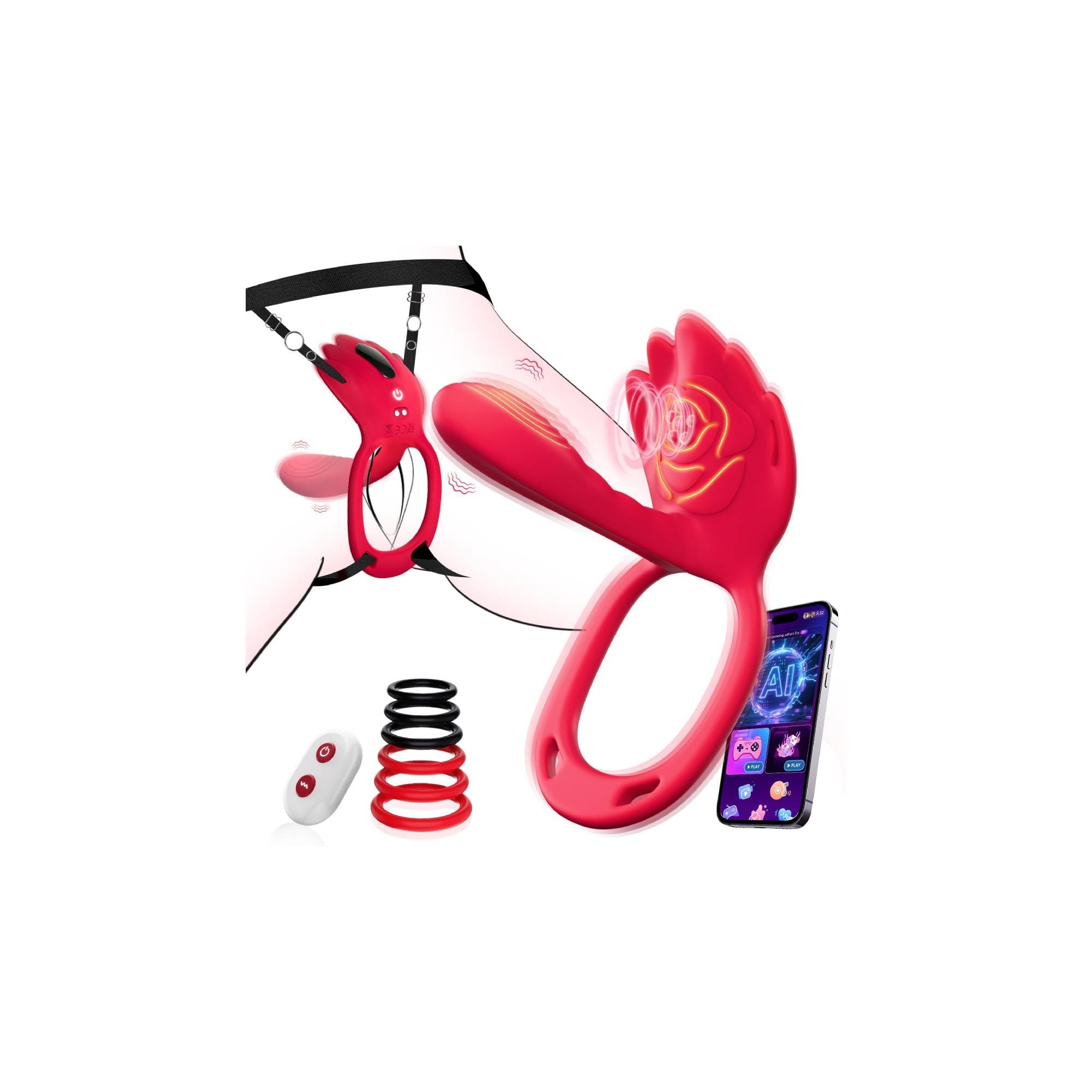 Aoonice Sex Toyscouples for Couples, Wearable Panty Vibrator with Remote