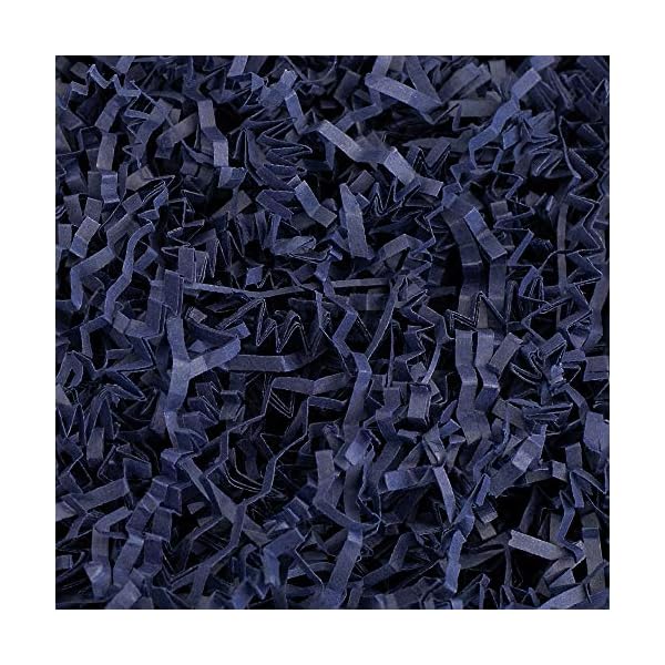 Knisternes Papier-Füller, für Geschenkverpackungen und Korbfüllung, Marineblau (80 kg)…