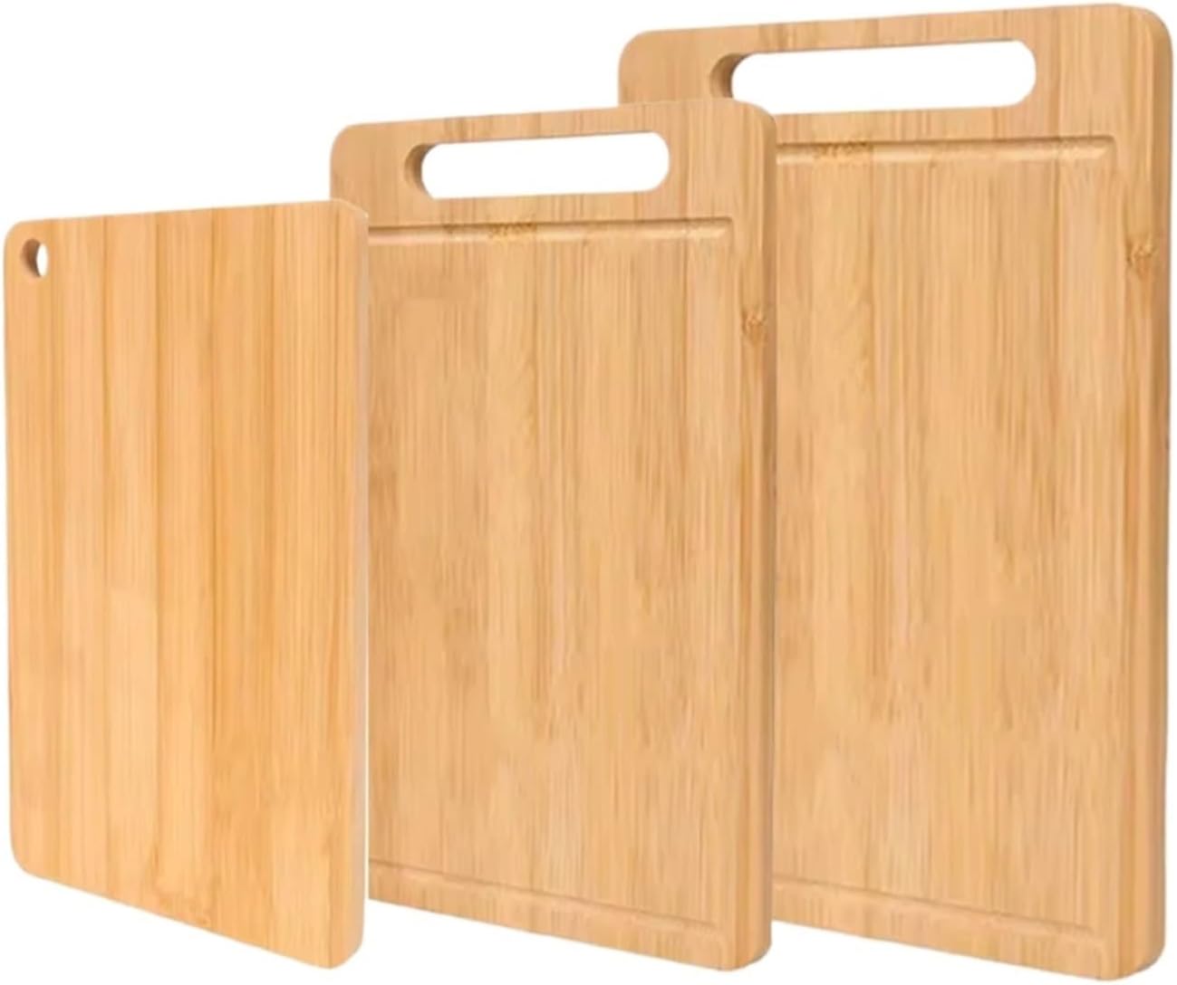 Kitchen Wooden Chopping Boards Cutting Board Double-sided Available Thick Perfect For And Dining Room(SML-3PCS)