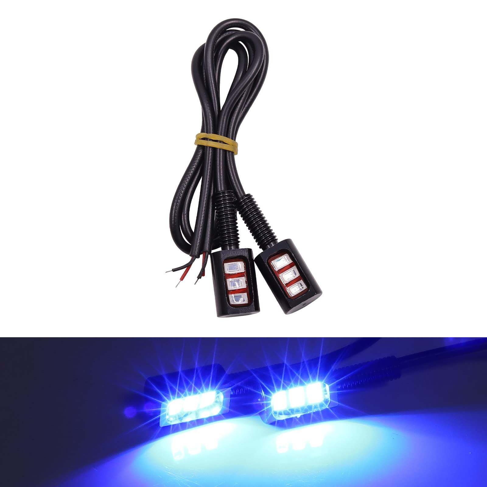 Luce Targa Moto LED Super Bright - 12V Bianca | Universale Per Auto, Moto, Camion | Impermeabile In Alluminio