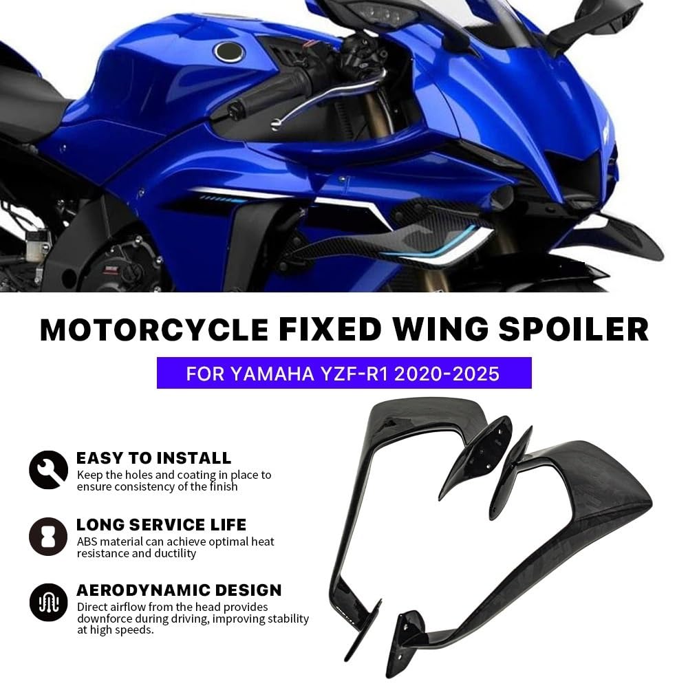 Wingletów Motocyklowych Do YZF R1 R1M 2020-2025 Aerodynamiczne Winglety Motocykla