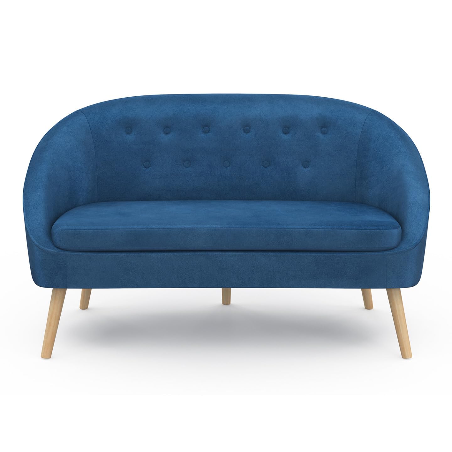idmarket – (sofá terciopelo Sonia Azul