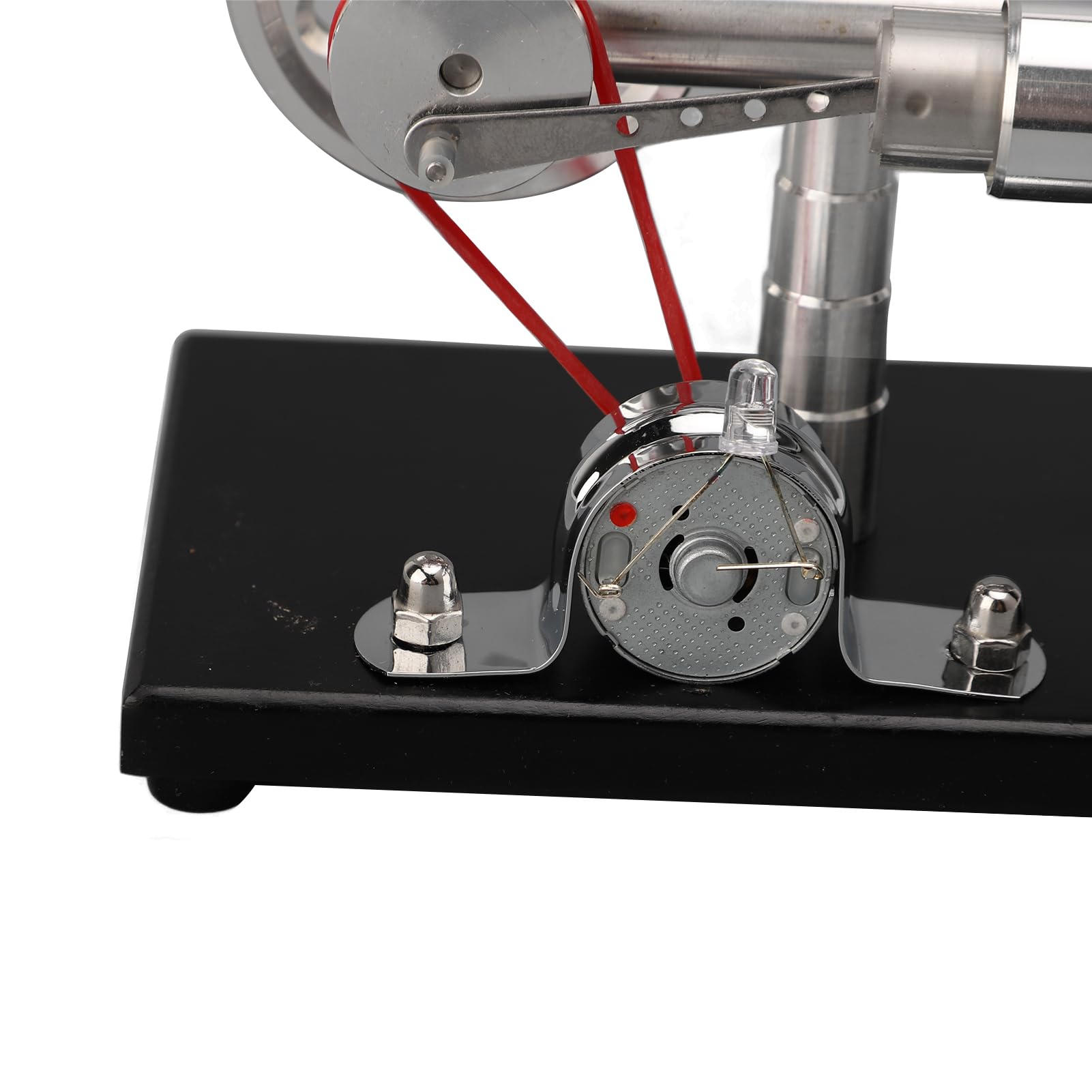 Modello di Motore Stirling, Kit Motore Stirling di Costruzione in Lega di Alluminio a LED Colorati, Generatore di Elettricità con Esperimento di Fisica Scientifica Giocattolo Educativo per