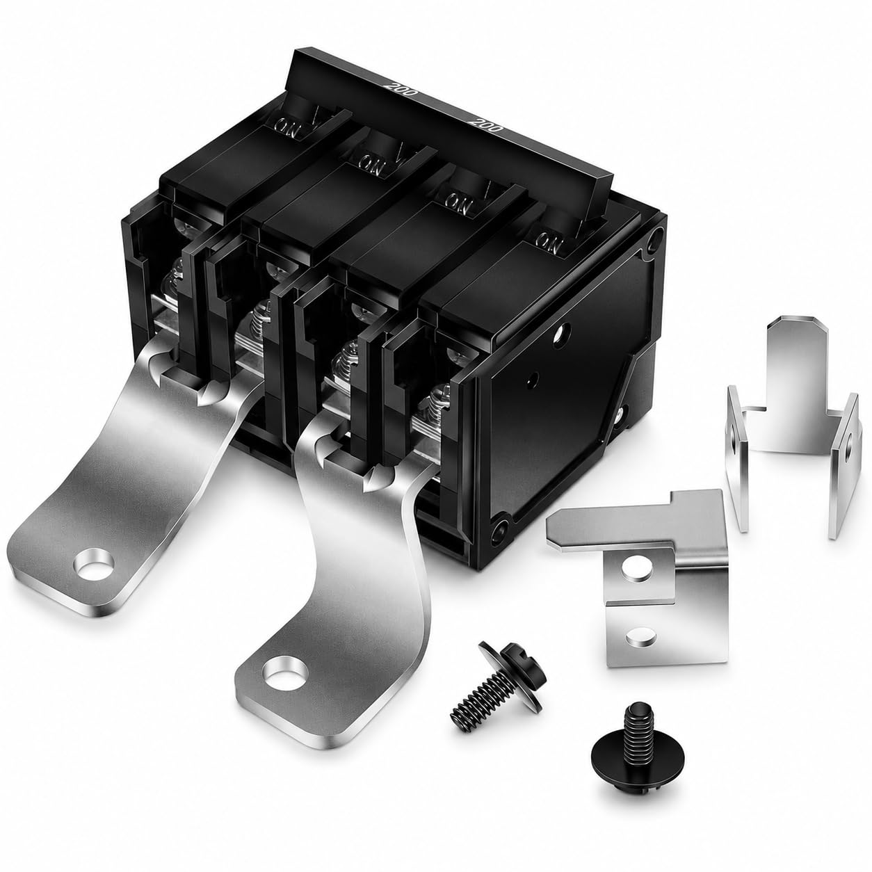 MBK200 200 Amp Double Pole Main Switch Conversion Kit Plug In 2 Pole 120/240 Volt for Equalizer Type Load Centers Replaces EQ9685-image-16