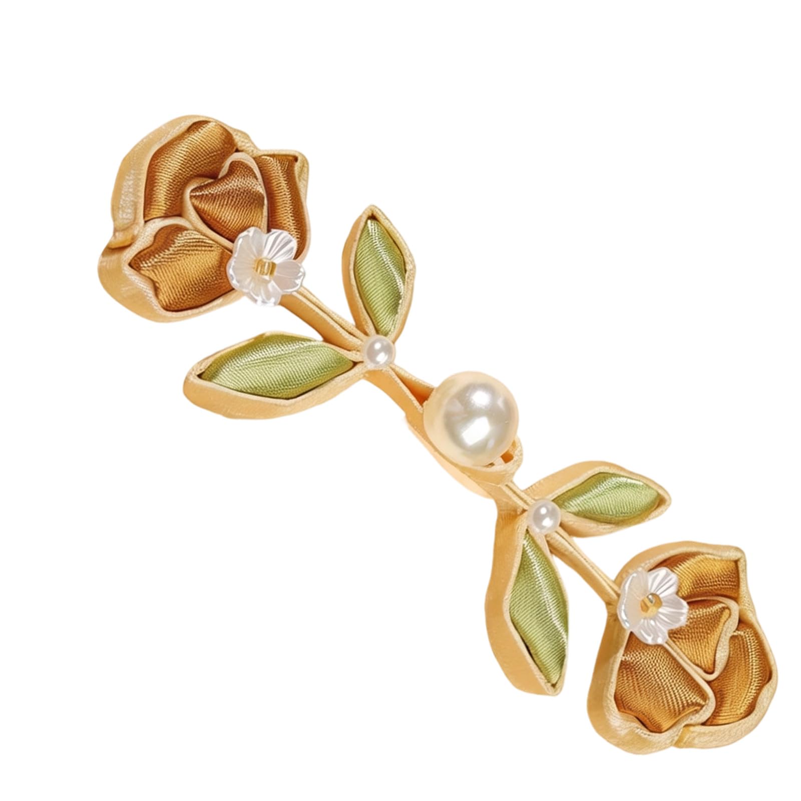 Kalttoy B Pearls Floral Chinese Utton Closure Decorative Sewing Utton Fasteners For Ridals Dress Garment And Sewing Sateen Chinese