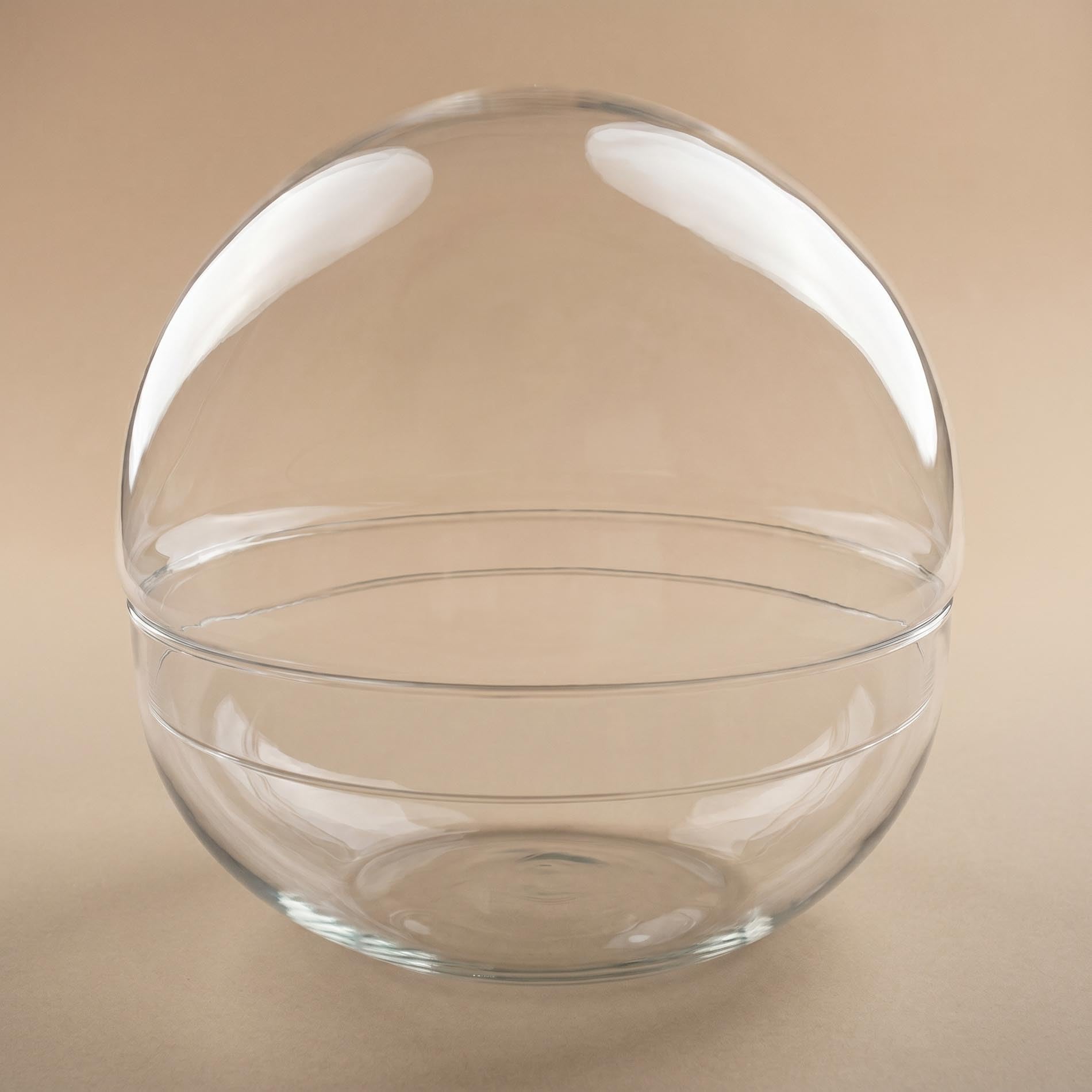 urbanjngl - Terrarium Fles 'Dome' - Zweiteiliges Bolglas - Geschlossenes Terrarium Ø 20 cm, Höhe 20 cm - Ideal für Pflanzen und Dekoration