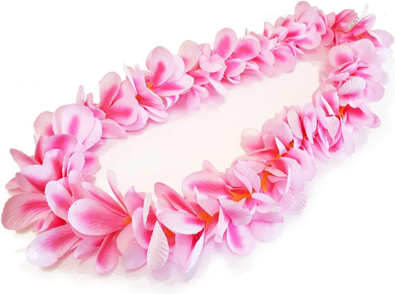 Amazon Co Jp フラダンス レイ アロハ プルメリア シングル 桜 ピンク 本格 ハワイアン 105cm ホーム キッチン