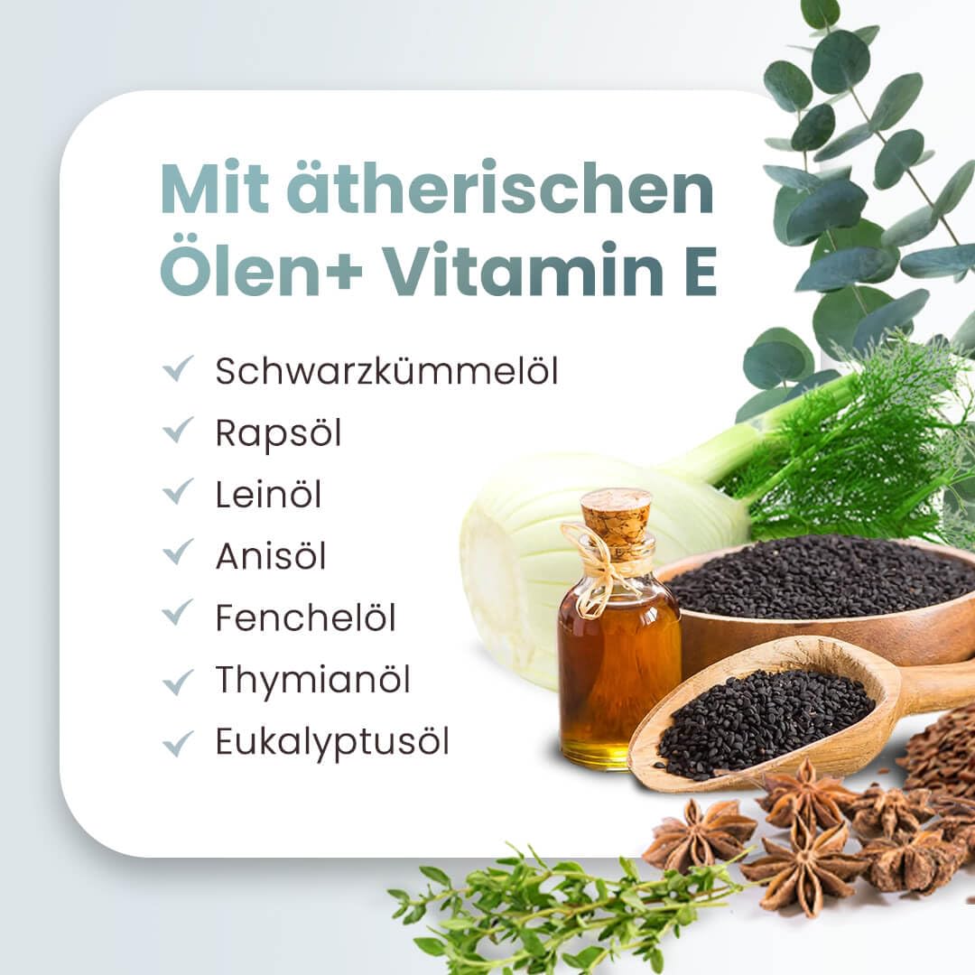 Broncho-Herbal® für Pferde 1000 ml | Ergänzungsfuttermittel mit ätherischen Ölen & Vitamin E | Kann Bronchien & Atemwege unterstützen | Natürlich & bewährt seit über 20 Jahren