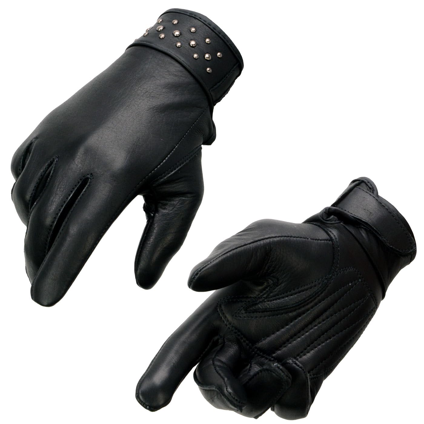 Milwaukee Leather MG7760 Women's Black Leather Gloves
