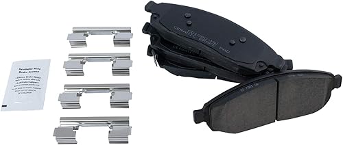 Miniatura 4 de TRQ Kit de pastillas de freno y rotor de cerámica delantera y trasera con líquidos compatibles con Jeep Grand Cherokee