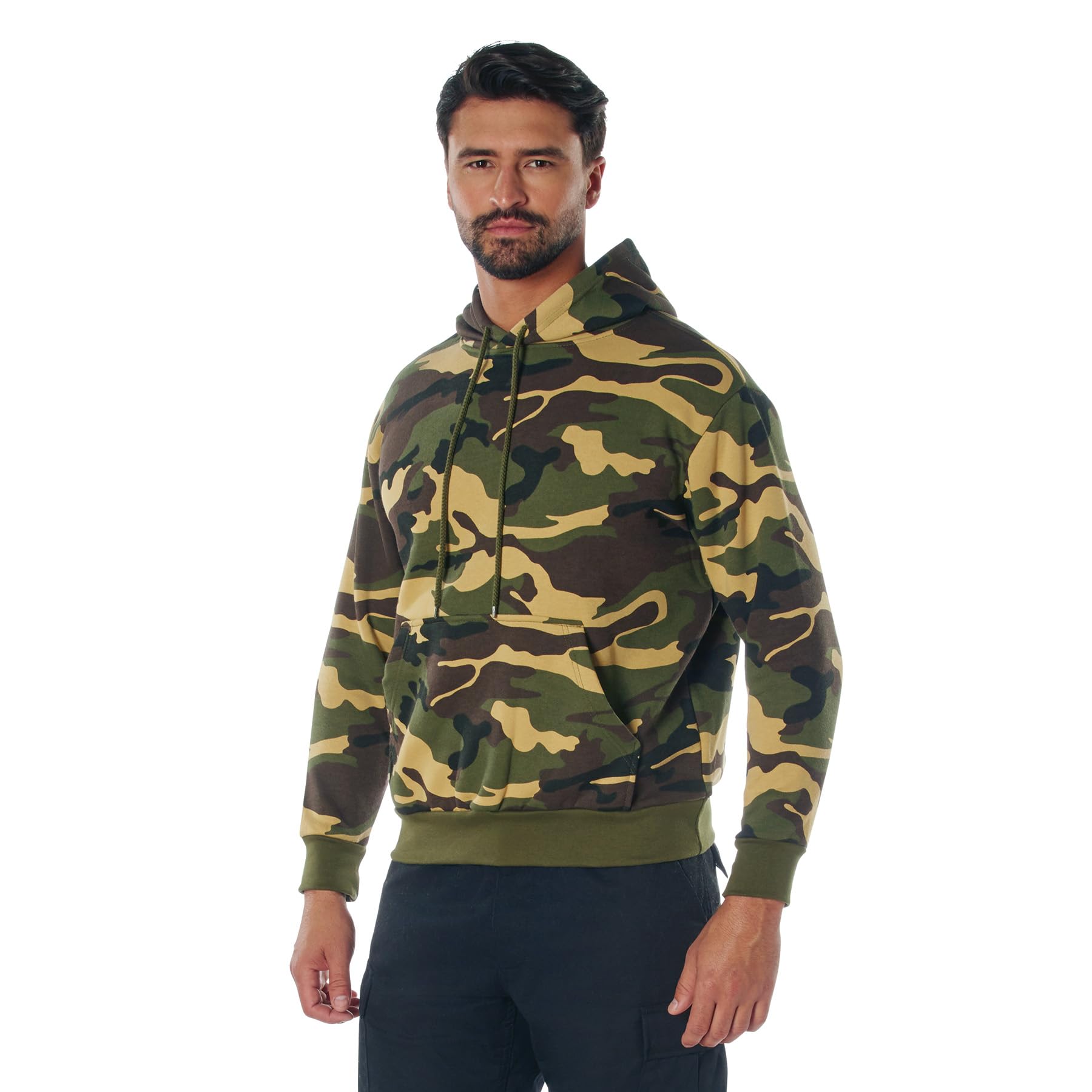 Sweat à capuche camouflage noir - France Sweat à capuche camouflage noir - France