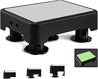 CHIKILLA Glow-in-the-Dark Adjustable Step Stool for Elderly - 650lbs Heavy Duty Bed Steps, 3 Heights 3.7-5.9in, Non-Slip for Car Bath Kitchen