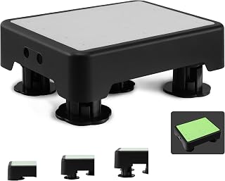 CHIKILLA Glow-in-the-Dark Adjustable Step Stool for Elderly - 650lbs Heavy Duty Bed Steps, 3 Heights 3.7-5.9in, Non-Slip for Car Bath Kitchen