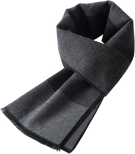 Amazon マフラー メンズ ストール 普段使い オシャレ 通勤 通学 フリンジ 伸縮 ビジネス 防寒 H ストール マフラー 通販