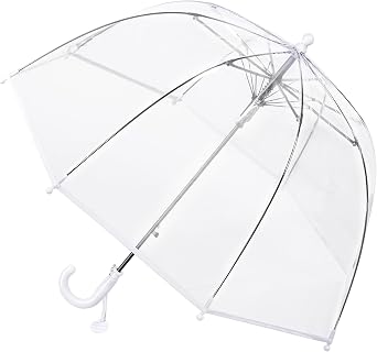 Kids Clear Umbrella for Rain Dome Bubble Umbrellas Windproof for Kids Boys and Girls