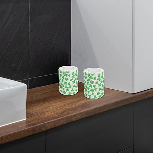Miniatura 6 de PartyKindom 10 rollos de papel higiénico para el hogar, cocina, baño, papel higiénico irlandés, día de San Patricio, papel de seda para el día de