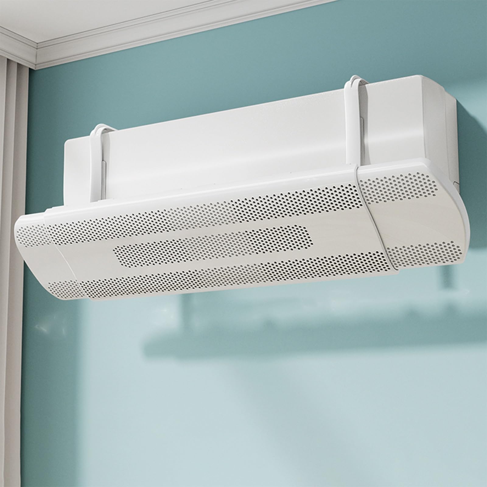 Scumlovy Air Vent Deflector, 23-38in Adjustable Anti Direct Blowing Deflectors, Home Office Conditioner Deflector