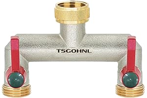 2-Way Outdoor Water Faucet Splitter